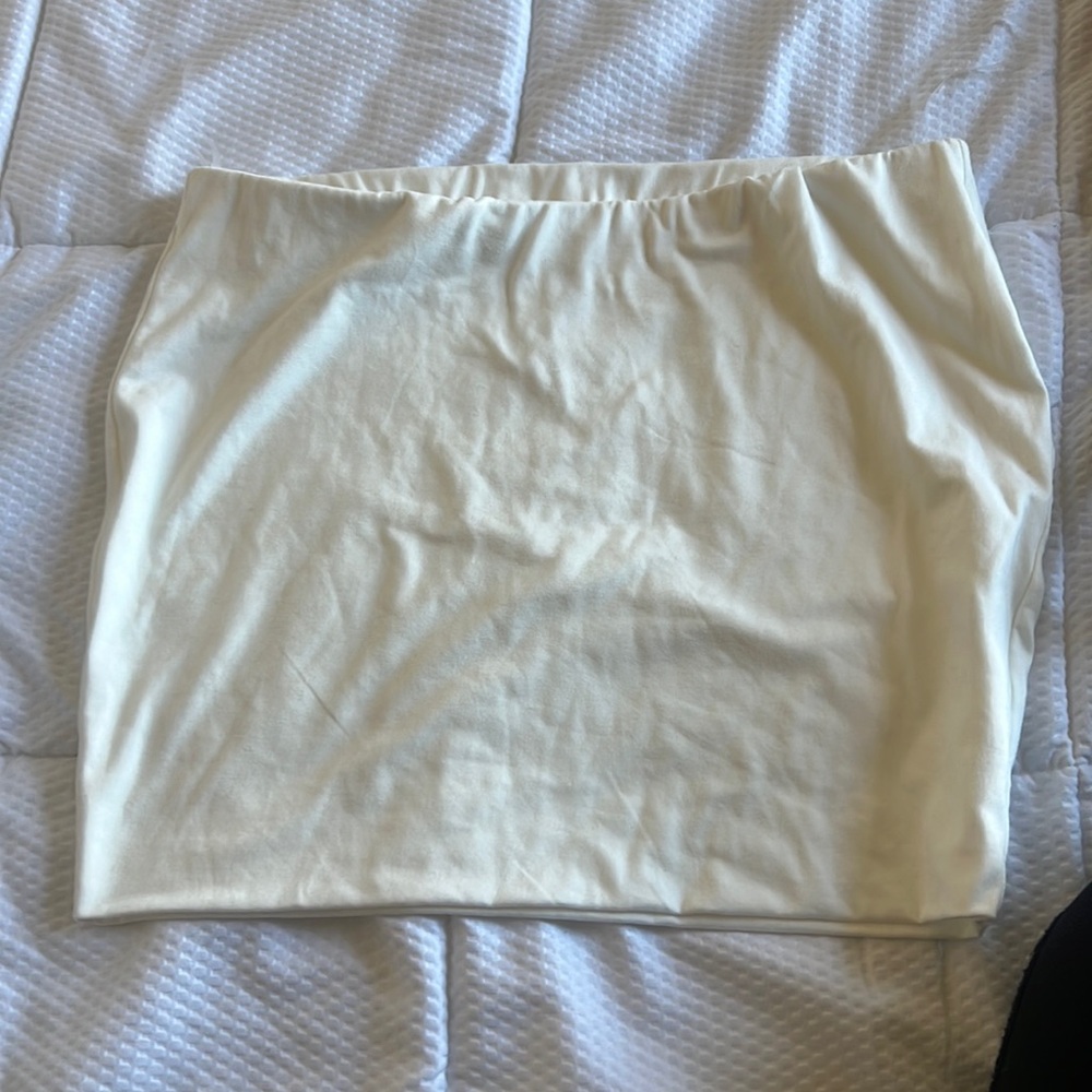 White skirt